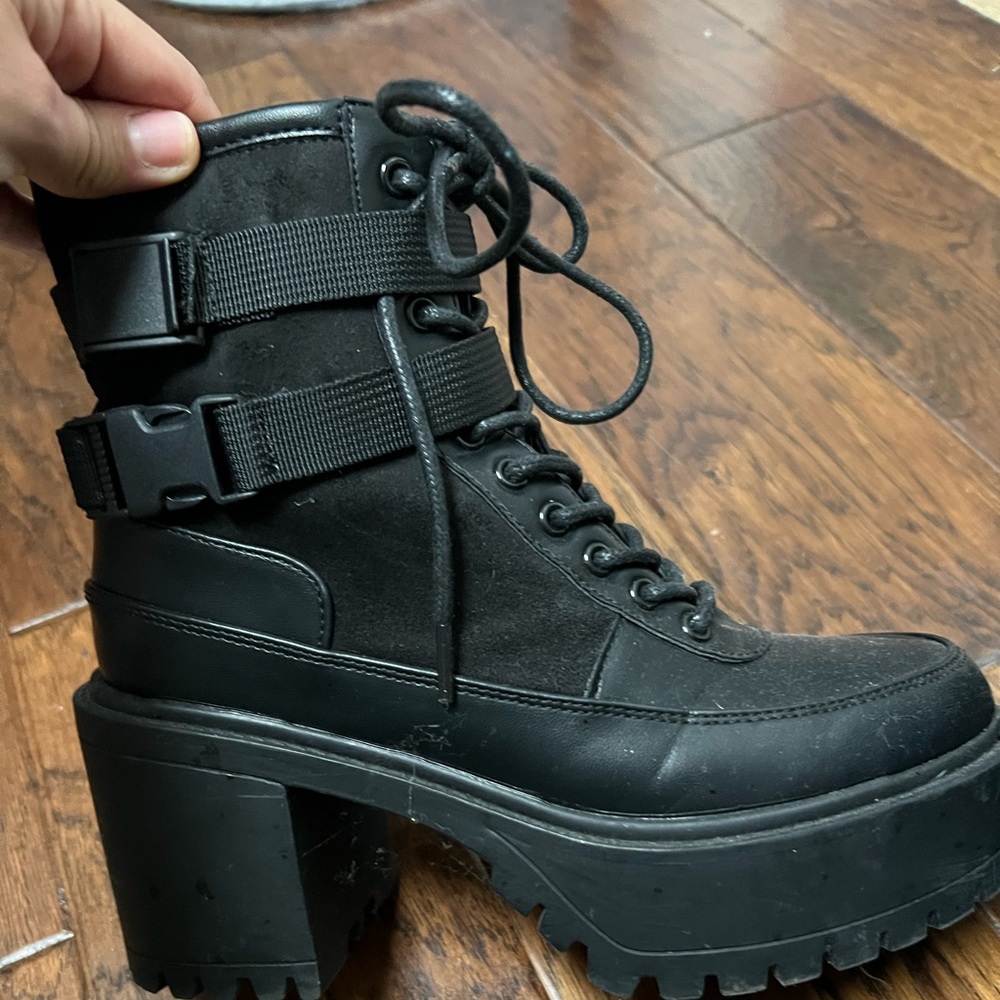 Black boots